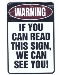 Warning If you can read this