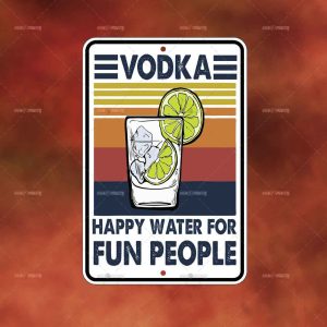 Vodka Happy Water Fun People