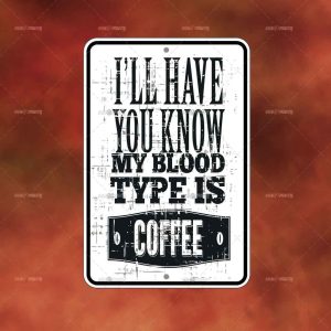 BLOOD TYPE COFFEE
